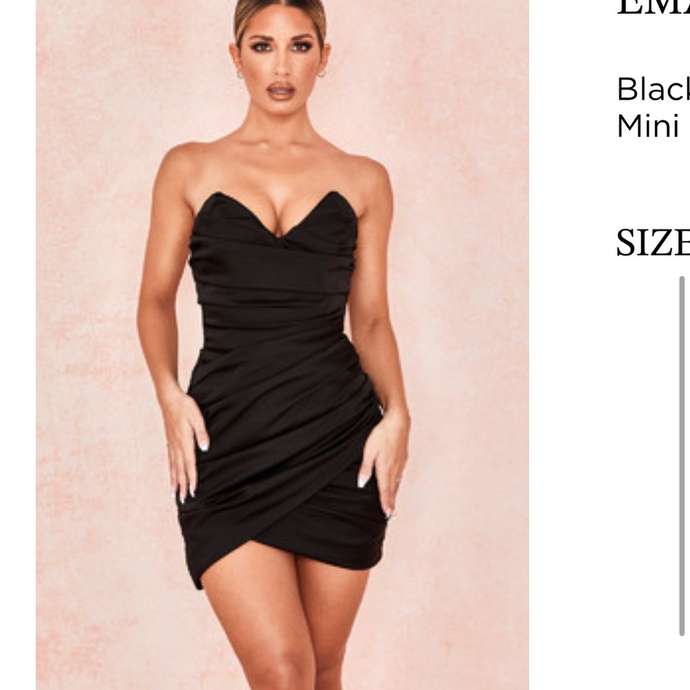House of CB black dress